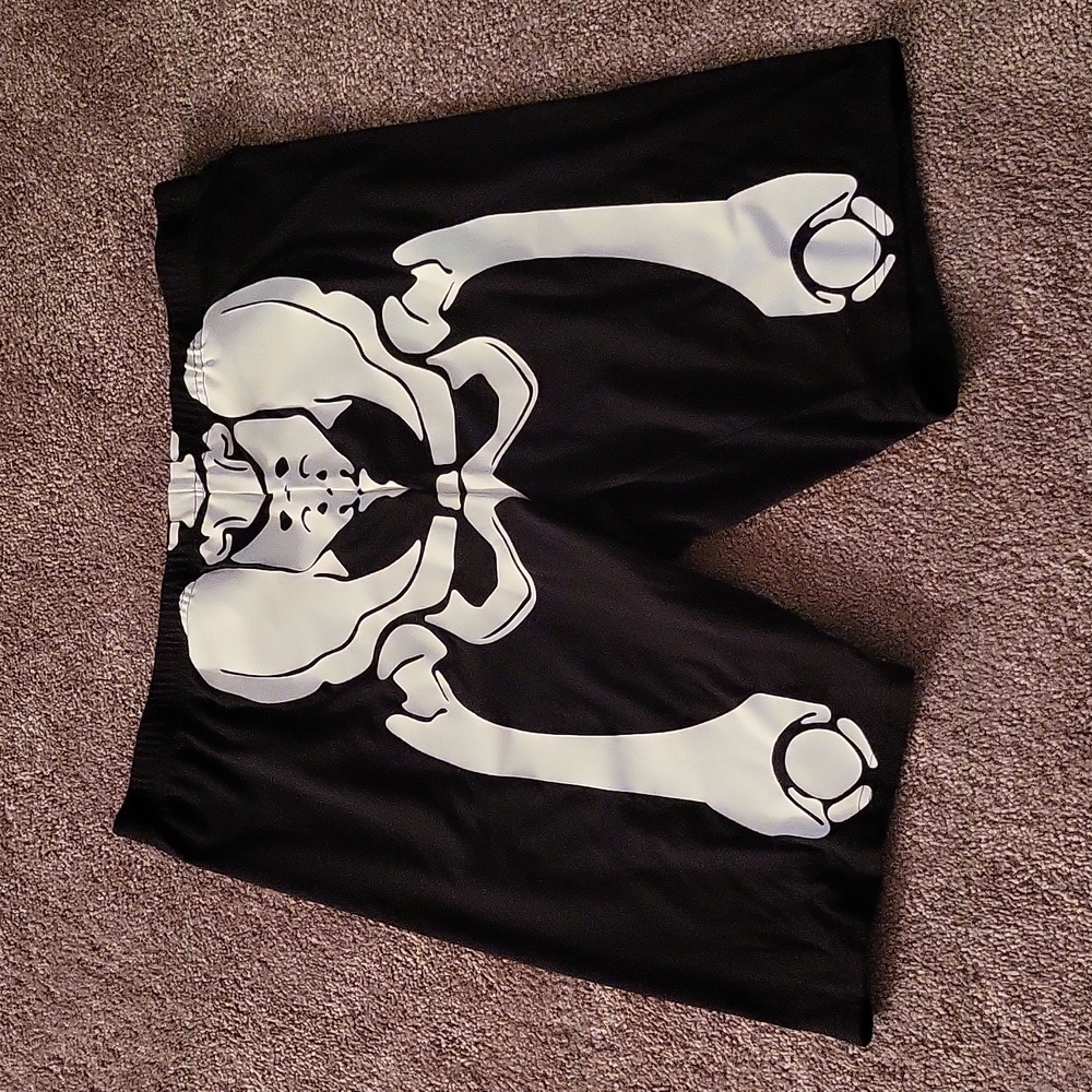 Shein skeleton shorts